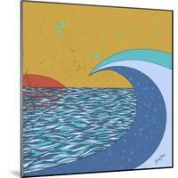 Big Wave-Trish Sierer-Mounted Art Print