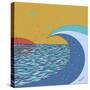 Big Wave-Trish Sierer-Stretched Canvas