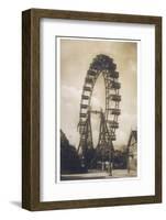 Big Wheel Built by British Engineer Walter Bassett and Opened in the Prater Vienna on 21 June 1897-null-Framed Photographic Print