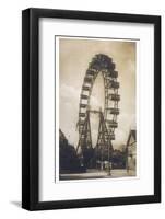 Big Wheel Built by British Engineer Walter Bassett and Opened in the Prater Vienna on 21 June 1897-null-Framed Photographic Print