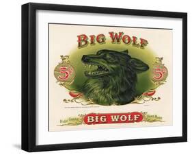 Big Wolf-Art Of The Cigar-Framed Giclee Print