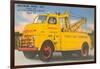 Big Yellow Tow Truck-null-Framed Art Print