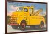 Big Yellow Tow Truck-null-Framed Art Print