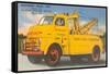 Big Yellow Tow Truck-null-Framed Stretched Canvas