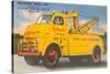 Big Yellow Tow Truck-null-Stretched Canvas