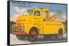 Big Yellow Tow Truck-null-Framed Stretched Canvas
