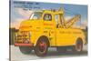 Big Yellow Tow Truck-null-Stretched Canvas