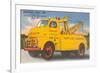 Big Yellow Tow Truck-null-Framed Art Print