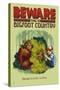 Bigfoot Country - Do Not Feed the Wildlife-Lantern Press-Stretched Canvas