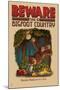 Bigfoot Country - Secure Food Out of Reach-Lantern Press-Mounted Art Print