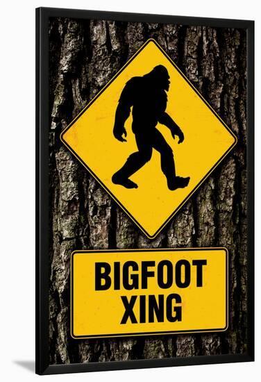 Bigfoot Crossing-null-Lamina Framed Poster