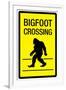 Bigfoot Crossing-null-Framed Art Print