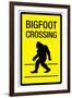 Bigfoot Crossing-null-Framed Art Print