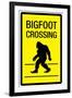 Bigfoot Crossing-null-Framed Art Print