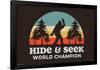 Bigfoot Hide & Seek-null-Framed Standard Poster