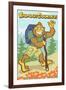 Bigfoot Hiker-Lantern Press-Framed Art Print