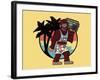 Bigfoot on Vacation-Steven Wilson-Framed Giclee Print