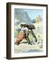 Bigfoot or Sasquatch Kidnapping Woman US 1897-Chris Hellier-Framed Photographic Print