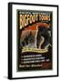 Bigfoot Tours - Vintage Sign-Lantern Press-Framed Art Print