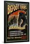 Bigfoot Tours - Vintage Sign-Lantern Press-Framed Art Print