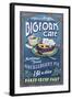 Bigfork, Montana - Huckleberry Pie Sign-Lantern Press-Framed Art Print