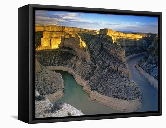 Bighorn River Canyon in Carbon County, Montana, USA-Chuck Haney-Framed Stretched Canvas
