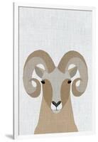 Bighorn Sheep-Annie Bailey Art-Framed Premium Giclee Print