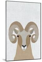 Bighorn Sheep-Annie Bailey Art-Mounted Art Print