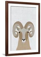 Bighorn Sheep-Annie Bailey Art-Framed Art Print