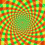 Cyclic Optical Illusion-bigimage-Stretched Canvas