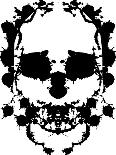 Splatter Skull-bigldesign-Art Print