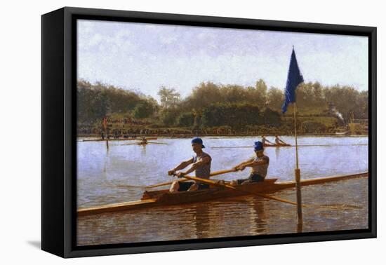 Biglen Brothers Turning the Stake-Thomas Cowperthwait Eakins-Framed Stretched Canvas