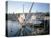 Bigo (Crane) by Renzo Piano, Old Port (Porto Antico), Genoa (Genova), Liguria, Italy-Oliviero Olivieri-Stretched Canvas