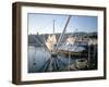 Bigo (Crane) by Renzo Piano, Old Port (Porto Antico), Genoa (Genova), Liguria, Italy-Oliviero Olivieri-Framed Photographic Print