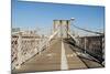 Bike and Pedestrian Lanes on the Brooklyn Bridge-p.lange-Mounted Photographic Print