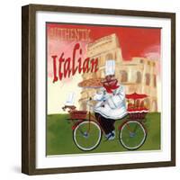 Bike Chef Colosseum Olive-Gregg DeGroat-Framed Giclee Print