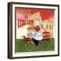 Bike Chef Colosseum Olive-Gregg DeGroat-Framed Giclee Print