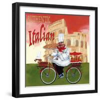 Bike Chef Colosseum Olive-Gregg DeGroat-Framed Giclee Print