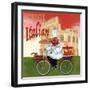 Bike Chef Colosseum Olive-Gregg DeGroat-Framed Giclee Print