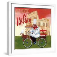 Bike Chef Colosseum Olive-Gregg DeGroat-Framed Giclee Print