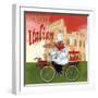 Bike Chef Colosseum Olive-Gregg DeGroat-Framed Giclee Print