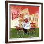 Bike Chef Colosseum Olive-Gregg DeGroat-Framed Giclee Print