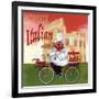 Bike Chef Colosseum Olive-Gregg DeGroat-Framed Giclee Print