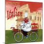 Bike Chef Colosseum Olive-Gregg DeGroat-Mounted Giclee Print