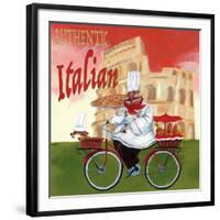 Bike Chef Colosseum Olive-Gregg DeGroat-Framed Giclee Print