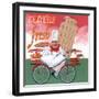 Bike Chef Pisa Green-Gregg DeGroat-Framed Giclee Print