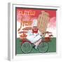 Bike Chef Pisa Green-Gregg DeGroat-Framed Giclee Print