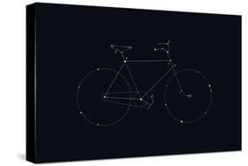 Bike Constellation-Florent Bodart-Stretched Canvas
