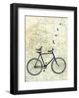 Bike Country-Marion Mcconaghie-Framed Art Print
