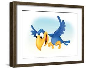 Bike Flight - Humpty Dumpty-James Rhinehelder-Framed Giclee Print